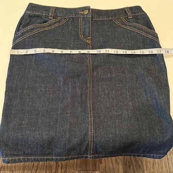 R.E.D. Valentino Denim Pencil Skirt Size 42 EUR 6 US - Picture 9 of 16